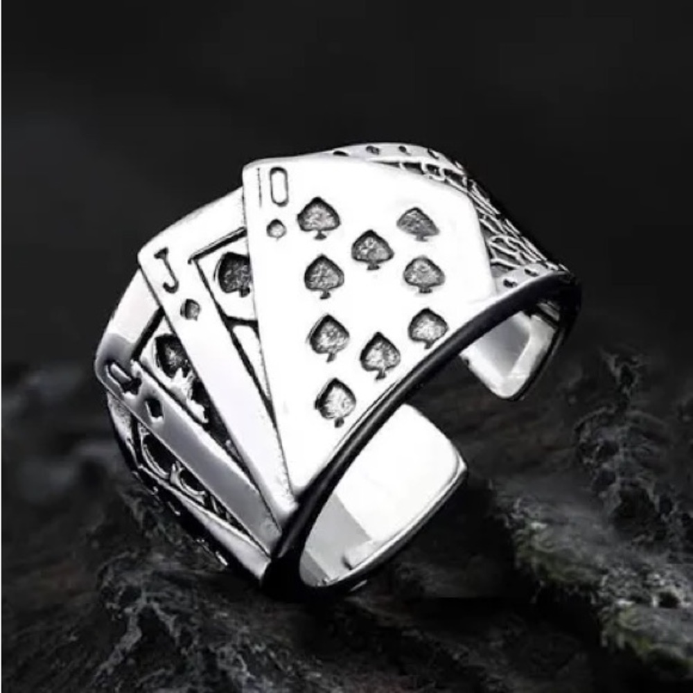 Playing Card Men’s Ring